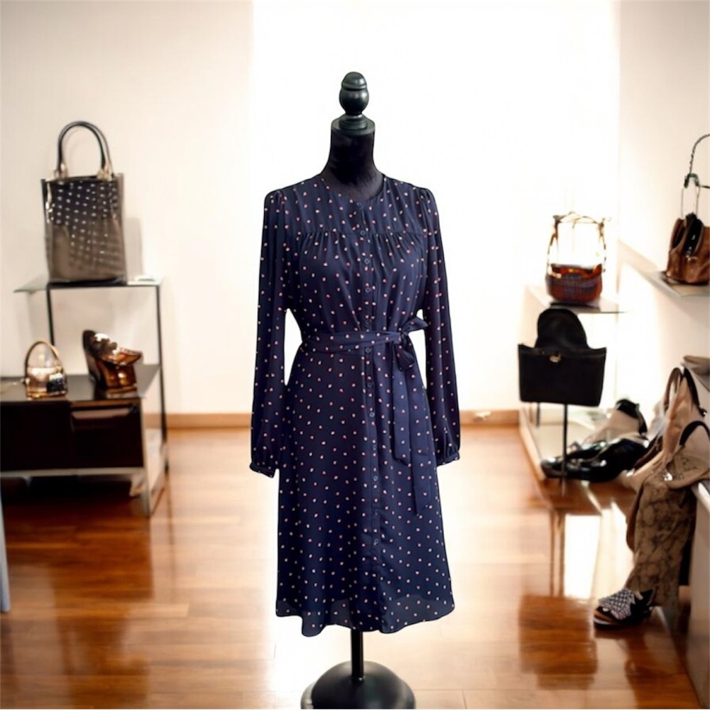 Heart pattern, tie dress